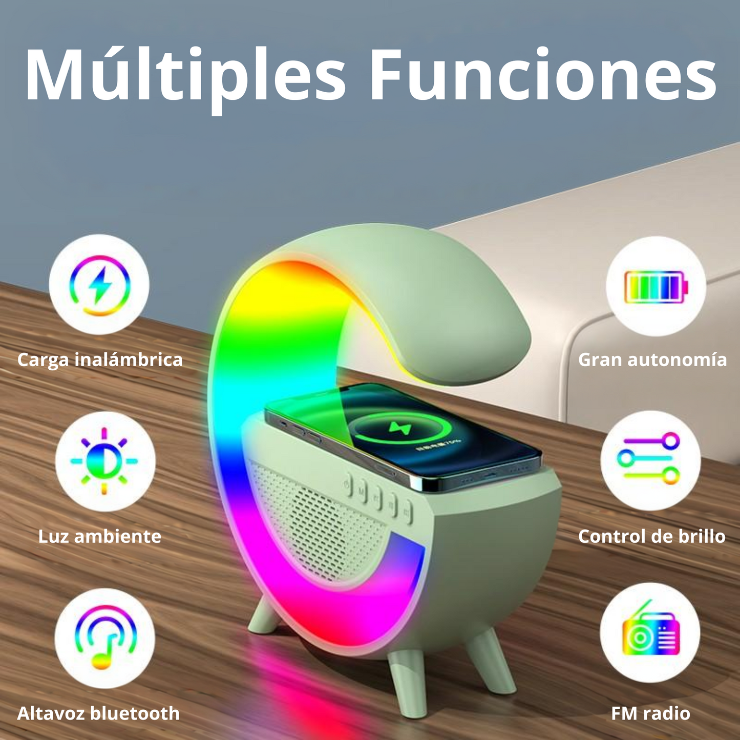 Lámpara Led 3 en 1