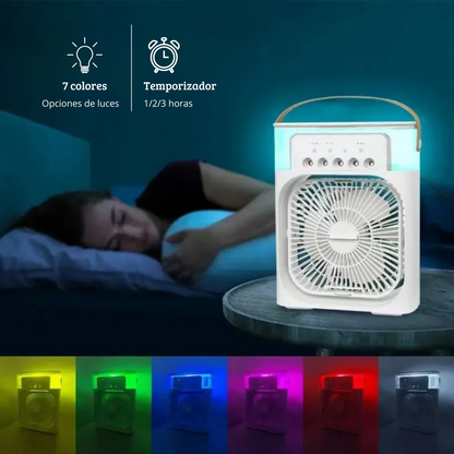Ventilador con Vapor Helado