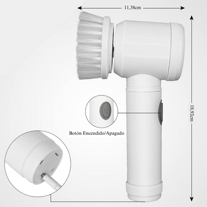 Cepillo eléctrico multiusos