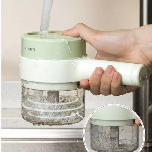 Cortador de Verduras Eléctrico 4 en 1