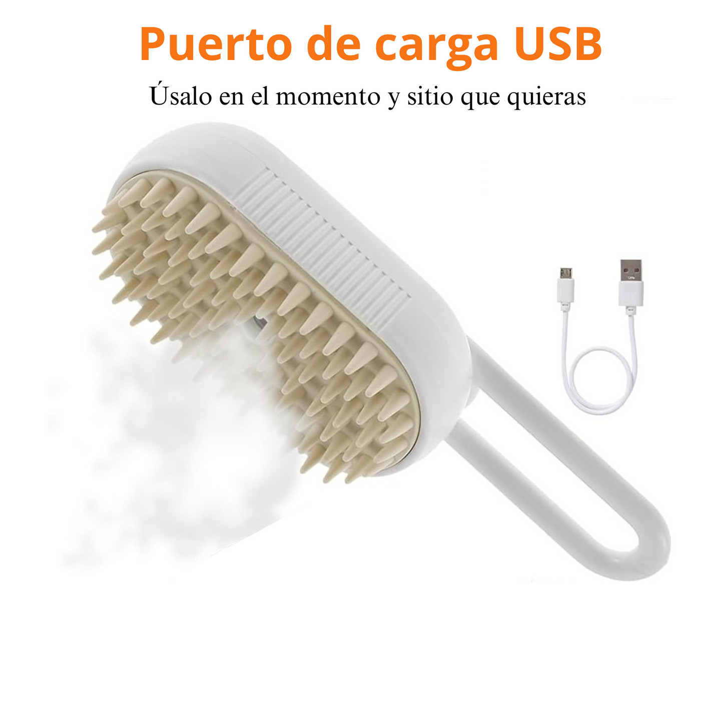 Cepillo de Vapor Para Mascotas