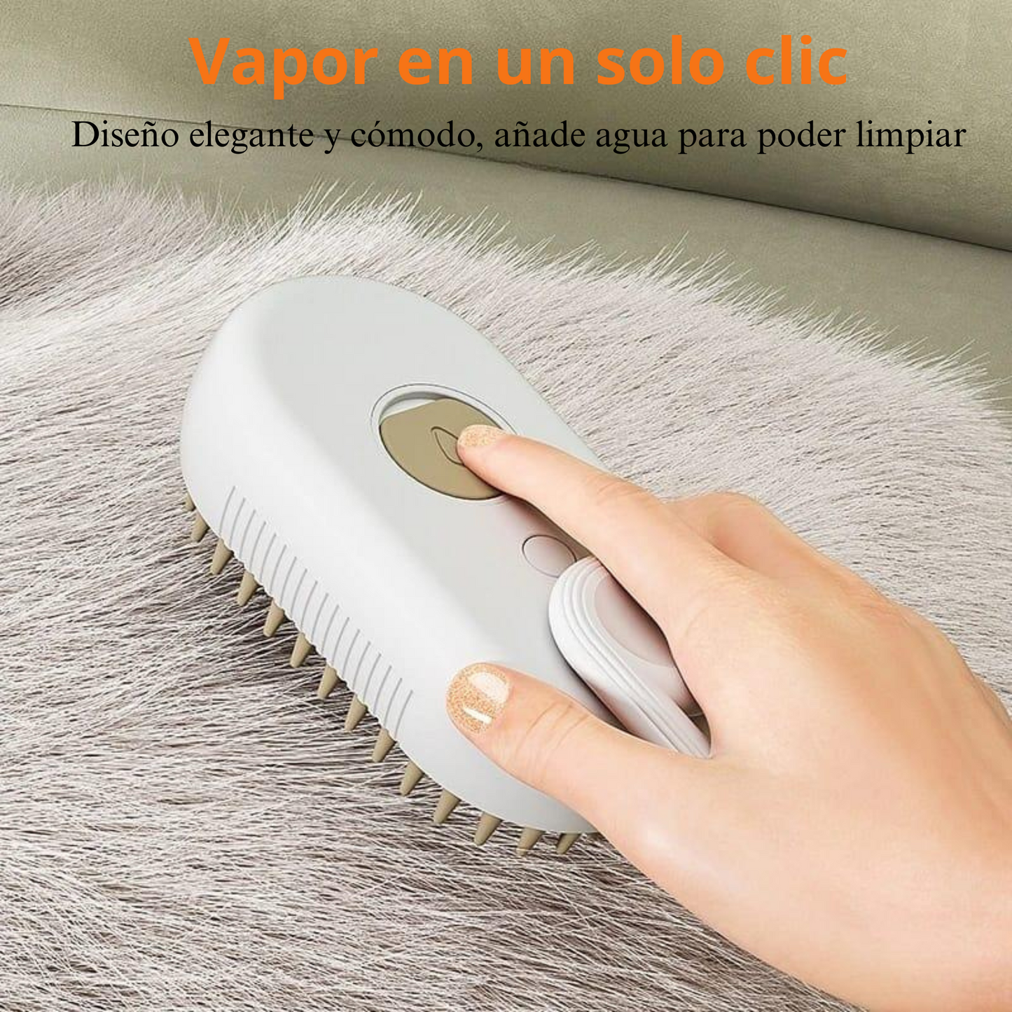Cepillo de Vapor Para Mascotas