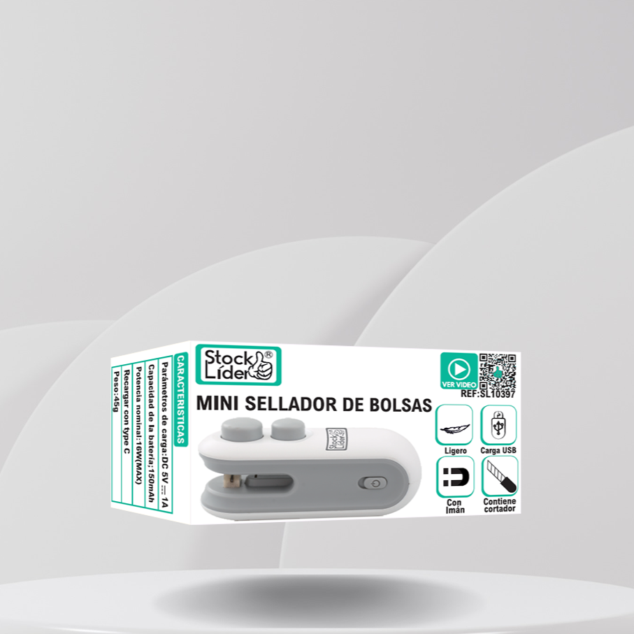 Mini sellador de bolsas
