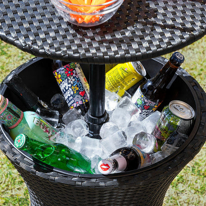 Mesa Nevera Auxiliar de Jardín, Capacidad 20L